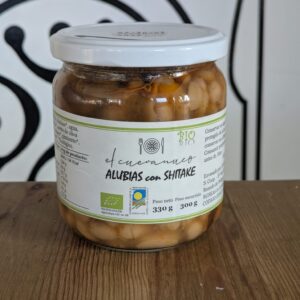 Alubias blancas con shitake